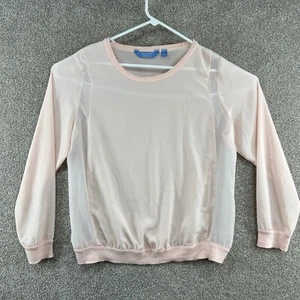 Simply Vera Vera Wang Women's Long Sleeve Pullover Size Extra Small Pink - Picture 1 of 11