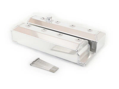 Cubiertas de válvula de aluminio Canton Chevy Corvette LT-1 con puertos de llenado y PCV Foto 1 de 4