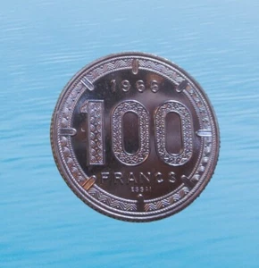 CENTRAL AFRICAN STATES 100 FRANCS 1966 PATTERN ESSAI KM E6 #320# - Picture 1 of 2