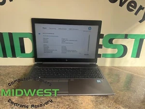 HP ZBook 15 G6 i7-9750H 2.6GHz 16GB 256GB SSD - Picture 1 of 8