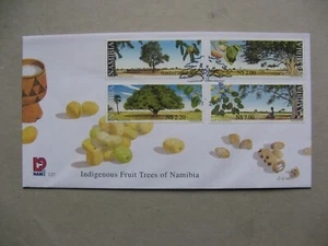 SWA NAMIBIA, cover FDC 2000, trees food fruit, information leeflet inside - Picture 1 of 1
