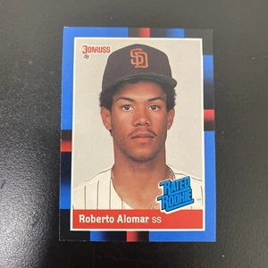 Roberto Alomar 1988 Donruss Rated Rookie RC #34 Hall of Fame - Picture 1 of 2
