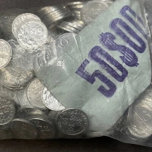 🇵🇹 Portugal 10 Centavos 1977 KM# 594 Original Sealed Bag 500 coins UNC - RARE - Picture 1 of 9