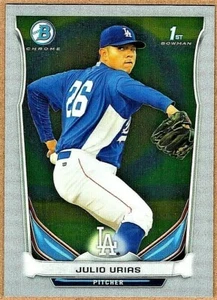 Julio Urias - 2014 Bowman Chrome Prospects RC - Bild 1 von 2