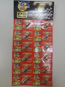 O.S. ENGINE Glow Plug P3  ULTRA HOT OFF-ROAD (12pcs ) - Picture 1 of 2