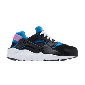 Size 7 - Huarache Run GS 'Black Light Photo Blue' (Nike) - Picture 1 of 9