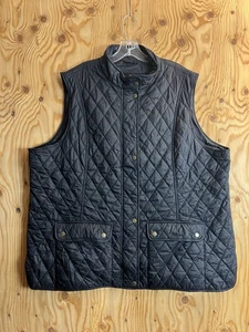 Chaleco Barbour Otterburn Acolchado Diamante Mujer Nuevo Talla 2X XXL Negro - Imagen 1 de 13