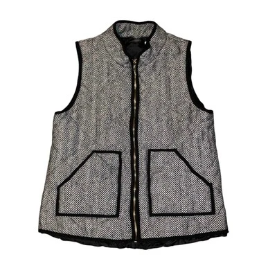 Merokeety - Mujer - Grande - Chaleco acolchado espiga cremallera dorada ligeramente acolchado Foto 1 de 4