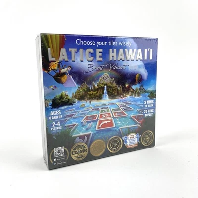 NEW Latice Hawaii Strategy Board Game Brent Vincent Adacio 2019 - Image 1 of 4