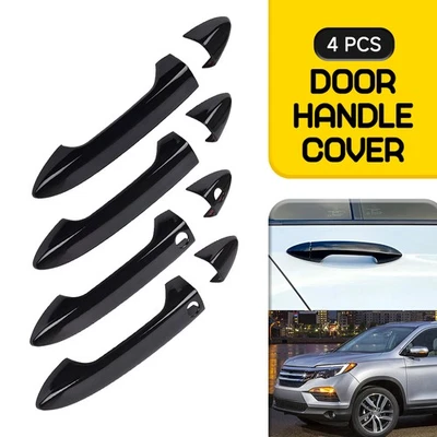 Cubiertas de manija de puerta exterior negras para Honda Pilot Accord Ridgeline EE. UU. Foto 1 de 4