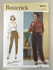 UNCUT Butterick B6910 Misses Coutour-Band Pants (8-24) Sewing Pattern - Bild 1 von 5