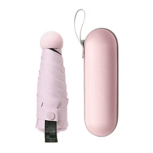 Sun Umbrella Folded Ultra-light Six-bone With Box Sun Protection UV ESJV - Picture 1 of 8