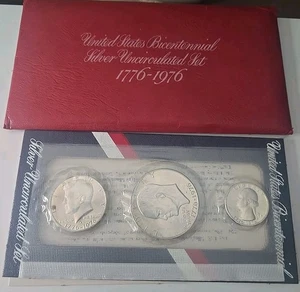 1776-1976 United States Bicentennial Silver Uncirculated Set - Picture 1 of 2