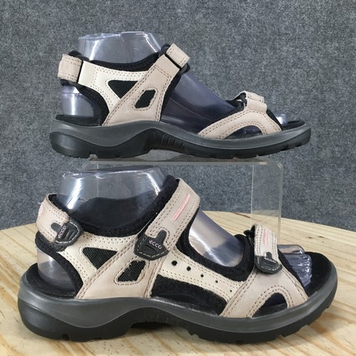 Ecco Sandali Donna 37 Offroad Yucatan Sportivi con Cinturino Slingback Beige Pelle