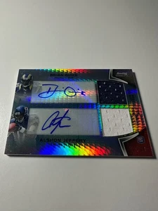 2012 Bowman Sterling Brian Quick Alshon Jeffery Refractor Dual Jersey Auto /20 - Picture 1 of 2