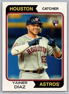 Yainer Díaz 2023 Topps Heritage BÉISBOL #262 Houston Astros RC - Imagen 1 de 2
