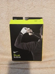 Nike UV Solar Sleeves Size L/XL New In Box Color Black Open Box Golf PGA - Picture 1 of 7