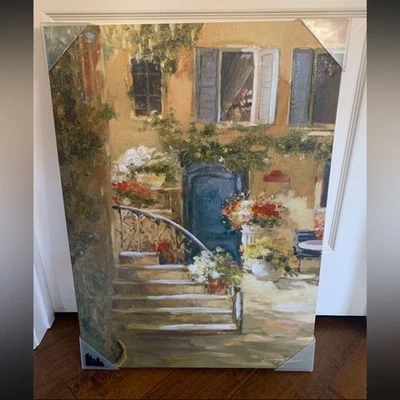 Escaleras de patio, pintura Foto 1 de 2