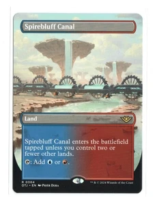 MTG - Canal Spirebluff (sin fronteras) - Normal - Outlaws of Thunder Junction - Casi nuevo - Imagen 1 de 2