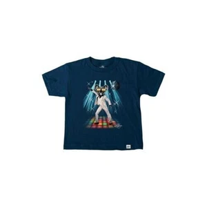 Kid Dangerous Toddlers Disco Inferno Graphic Tee In Navy 3-6 Months MSRP $22 - Picture 1 of 2