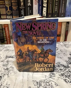 New Spring by Robert Jordan (2004, Hardcover) First Edition/Print, VG, Wheel - Imagen 1 de 13