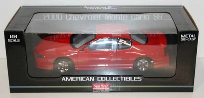 Sun Star 1/18 Diecast - 1987 - 2000 Chevrolet Monte Carlo SS - Torch Red - Image 1 of 4