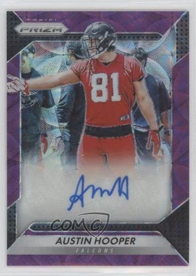 2016 Panini Prizm Rookie Purple Scope /99 Austin Hooper #RA-AHP Auto RC - Image 1 of 2