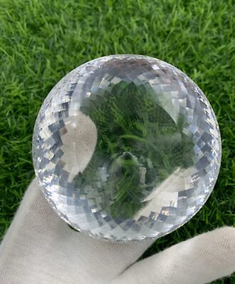 1404 CRT Round Clear Quartz Gemstone, AAA Excellent Quality Faceted Cut Gemstone - Image 1 of 4