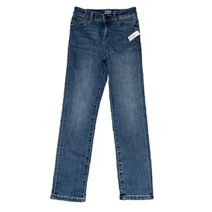 Amazon Essentials Girls Size 12 Slim Blue Straight Leg Stretch Jeans - Picture 1 of 4