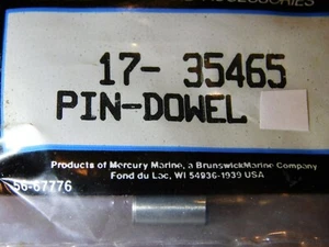 Mercury Mercruiser 17-35465 Pin DOWEL 5/16 FOR MANY ENGINES VERY FAST SHIPPING!! - Foto 1 di 1