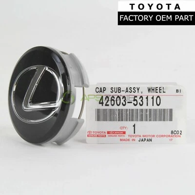 GENUINA TAPA CENTRAL RUEDA LEXUS RC RC300 LS460 IS250 ES350 NEGRA OEM 42603-53110 Foto 1 de 2