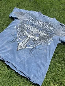 Vintage Throwdown Tshirt AFFLICTION style Size XL tap Out - Picture 1 of 6