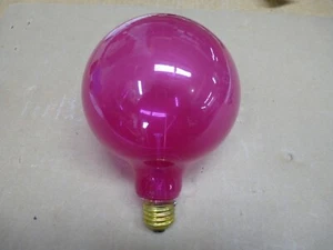 4 Pack H&H 53 Watt G40 Suprise Pink Globe Ambiance Mood Decorative Bulbs Party - Picture 1 of 3