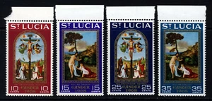 ST. LUCIA QE II 1968 The Easter Set SG 245 to SG 248 MNH - Picture 1 of 2
