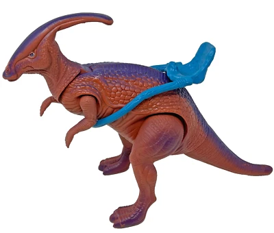 De colección 1987 DEFINITELY DINOSAURS PARASAUROLOPHUS con SILLA DE MONTAR Playskool 14 1/2" Foto 1 de 4