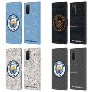 MAN CITY FC 2020/21 BADGE KIT ÉTUI COQUE EN CUIR POUR SAMSUNG TÉLÉPHONES 1 - Photo 1 sur 10