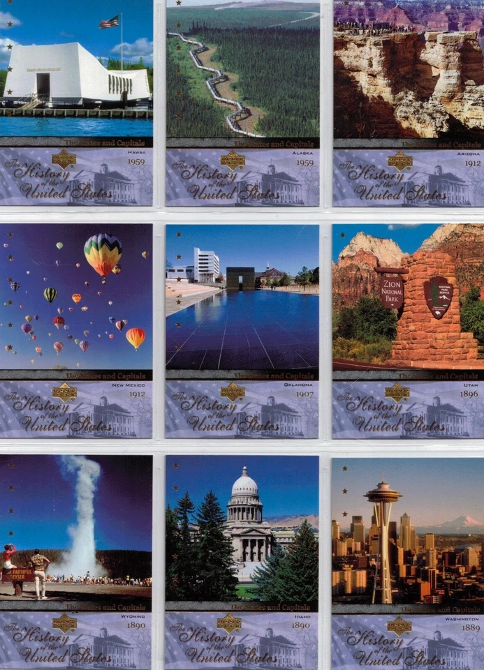 2004 THE HISTORY OF THE UNITED STATES COMPLETE BASIC TRADING CARD SET (300) - Image 1 of 1