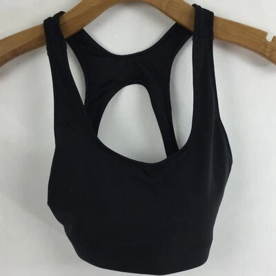 Fabletics Womens Sporty Racerback Shaping Swim Tank Top Black Size Small NWT - Image 1 of 4