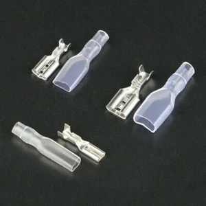Conector de cable terminal hembra sin aislar 2,8/4,8/6,3 mm funda de PVC - Imagen 1 de 8