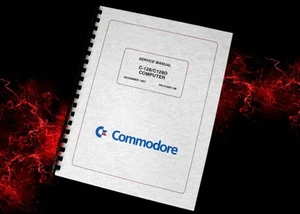 COMMODORE C-128 C128D Computer Owners Service Manual w/ Schematics 99 pages - Picture 1 of 2