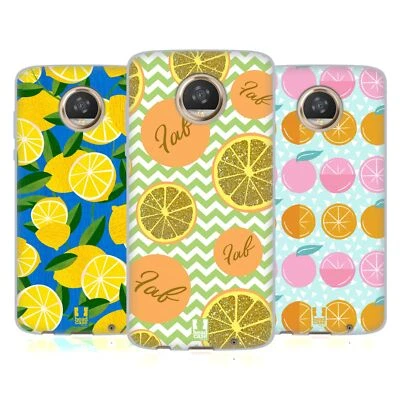 HEAD CASE DESIGNS CITRUS PATTERNS SOFT GEL CASE FOR MOTOROLA PHONES - Image 1 of 4