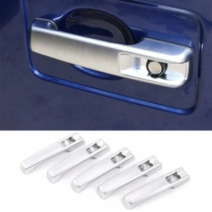 Silver ABS Outer Door Handle Cover For Mercedes Benz G W463 G500 G55 G63 2004-21 - Foto 1 di 12