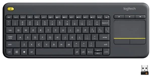 Logitech - K400 Plus TKL Wireless Membrane Keyboard for PC/TV/Laptop/Tablet - Picture 1 of 3