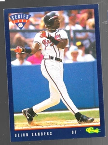 1993 Series Classic Deion Sanders T81 Trivia Game Atlanta Braves - Picture 1 of 8