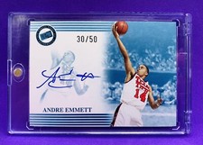 2004 Press Pass Auto Andre Emmett Blue Rookie Auto RC #/50