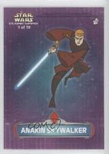 2004 Topps Star Wars: Clone Wars Die-Cut Stickers Anakin Skywalker #1 06in