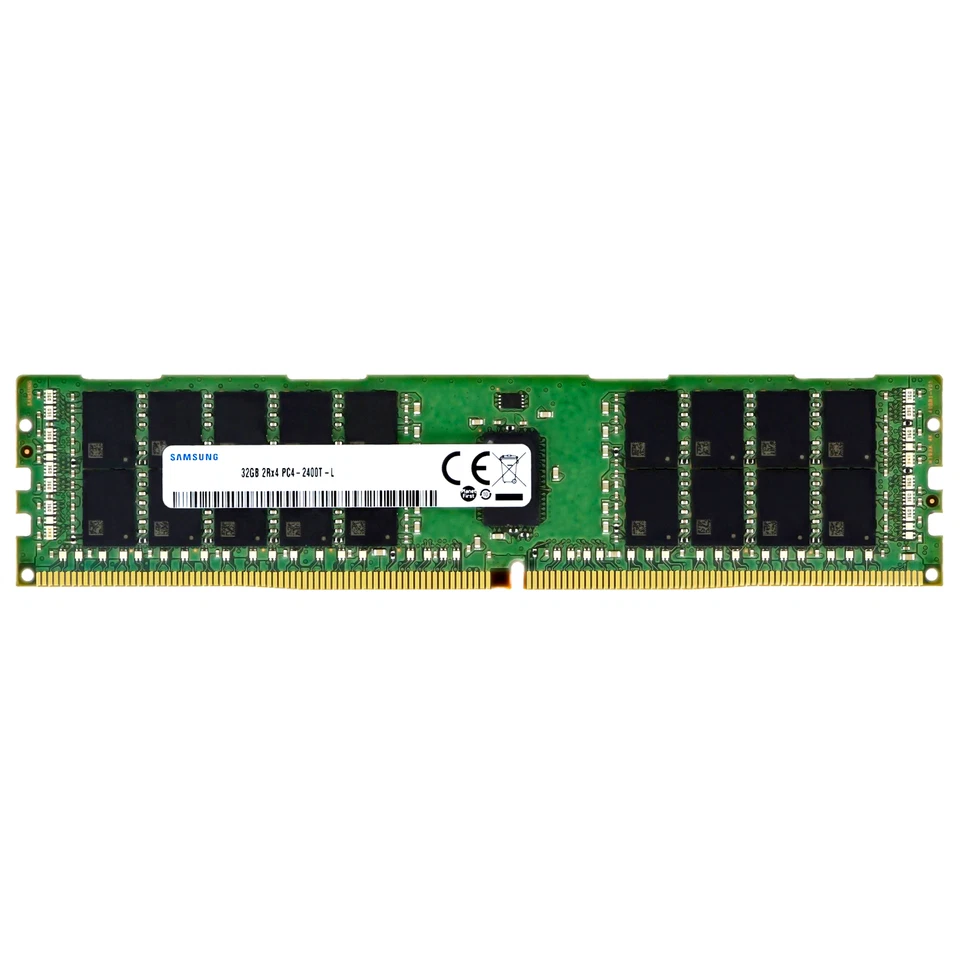 Samsung 32GB 2Rx4 PC4-2400T LRDIMM DDR4-19200 ECC Load Reduced Server Memory RAM - Image 1 of 1