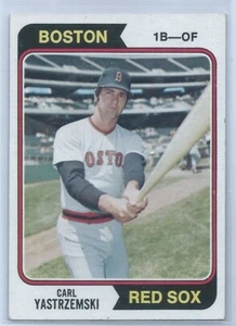Topps Carl Yastrzemski #280 Hof Red Sox 1974 de colección casi nuevo/como nuevo - Imagen 1 de 1