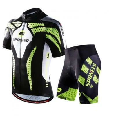 Conjunto de pantalones cortos acolchados para ciclismo uniformes de ciclista equipo ciclismo ropa deportiva Foto 1 de 4