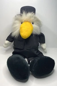 Eagle plush Nici Germany by Design 18” tuxedo & Top Hat stuffed bird- rare - Picture 1 of 10
